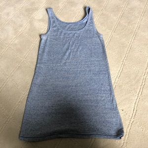 blue tank top!